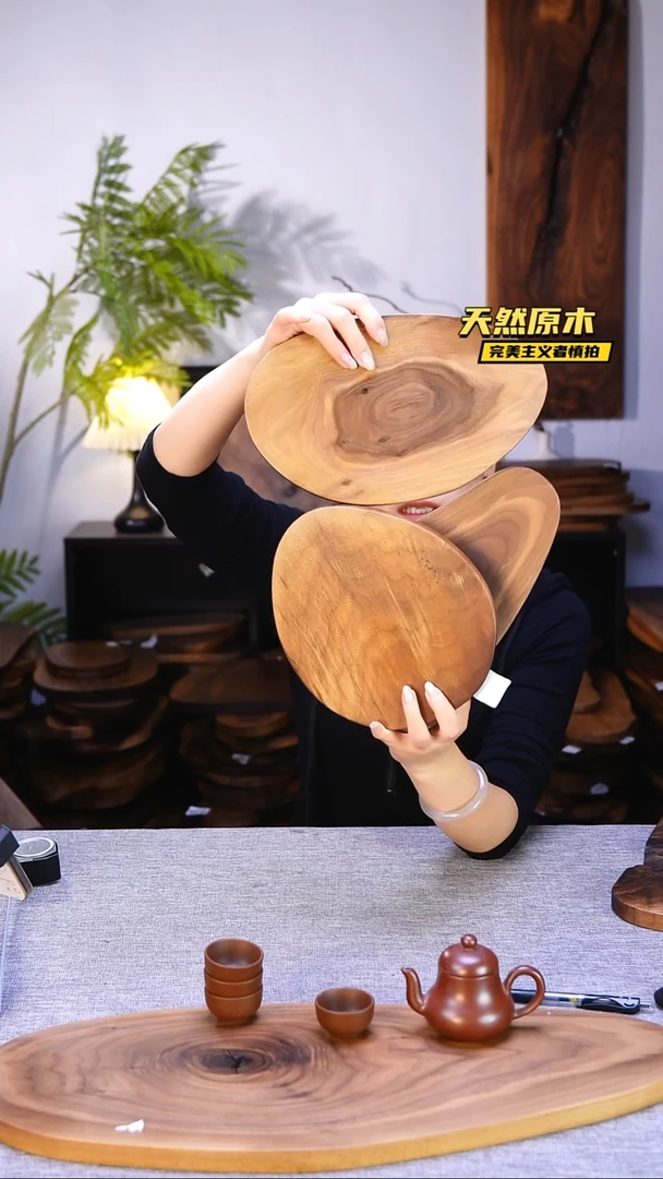 木北美黑胡桃原木.干裂疤结不属于商品质量问题完美主义者慎拍