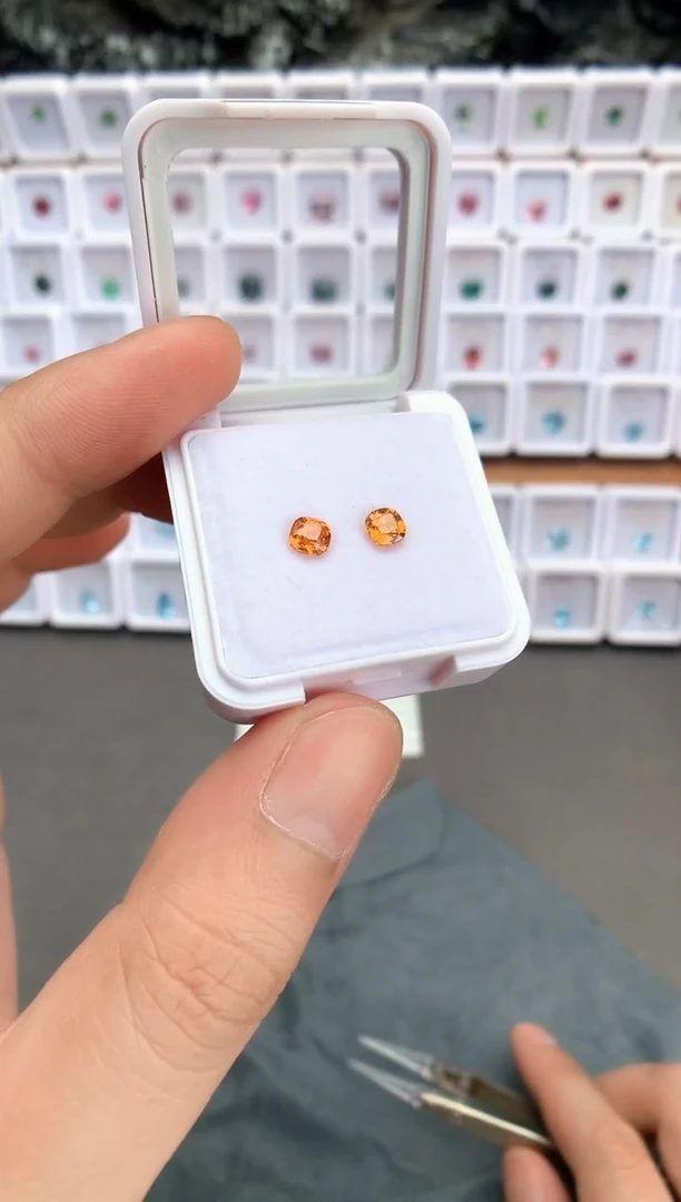 未镶嵌裸石定制石榴石1.23ct
