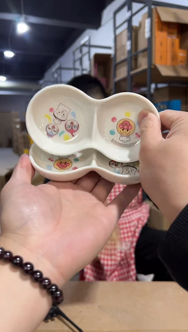 【闪购商品】杯面包超人花生蘸料碟2件套