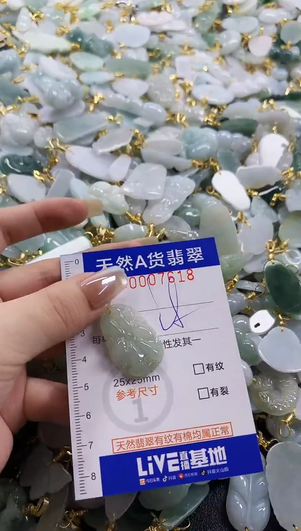 颈饰未镶嵌翡翠天然A货翡翠