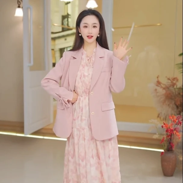 苏醒的乐园2025春季新款时尚气质西装SXXZ25001