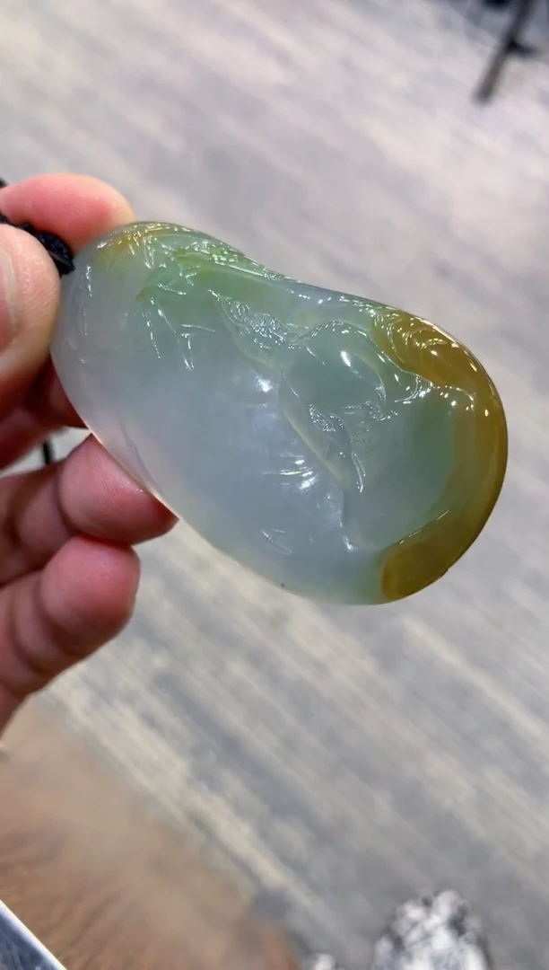 颈饰未镶嵌翡翠天然A货翡翠