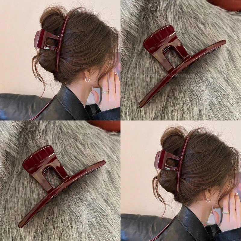 美丽不言而喻~头发抓夹大号鲨鱼夹发夹后脑勺2025新款发饰秋冬