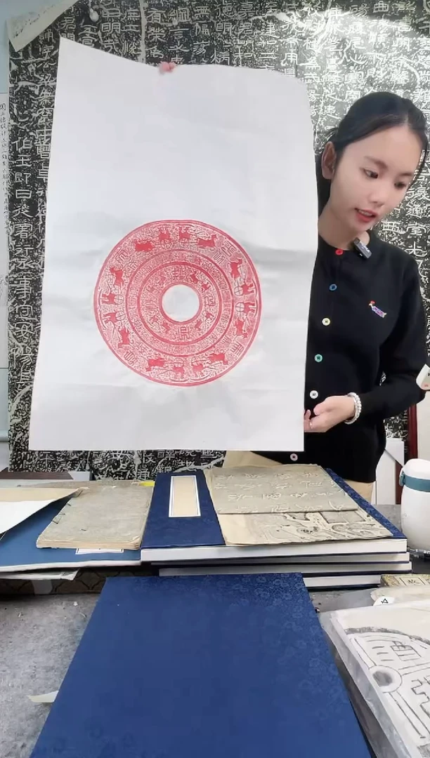 昌化石印石拓片1111111111111车马出行玉璧