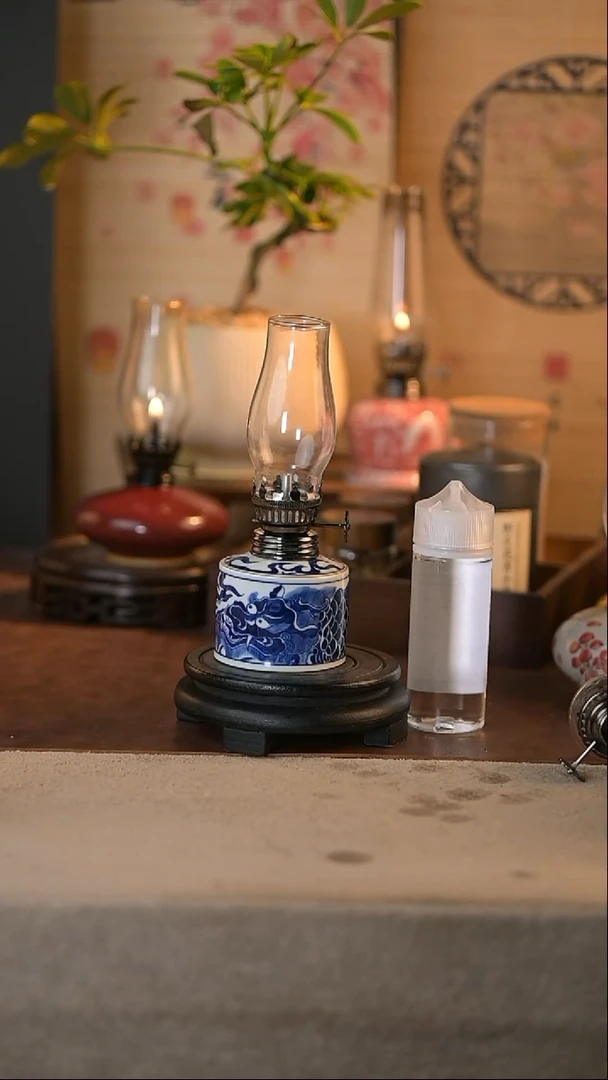 晴*景德镇陶瓷香薰灯摆件