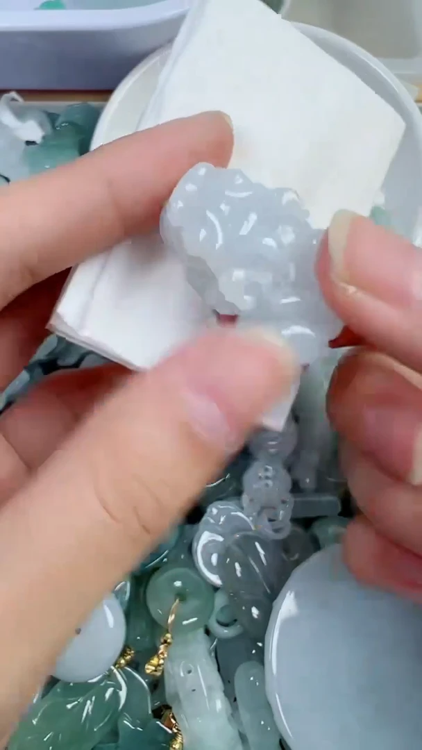 散珠翡翠268号链接，A货翡翠