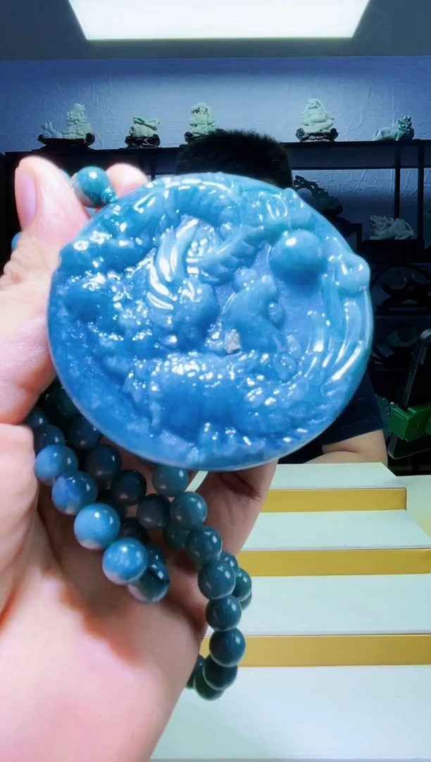 翡翠未镶嵌颈饰05100011多样性发其一