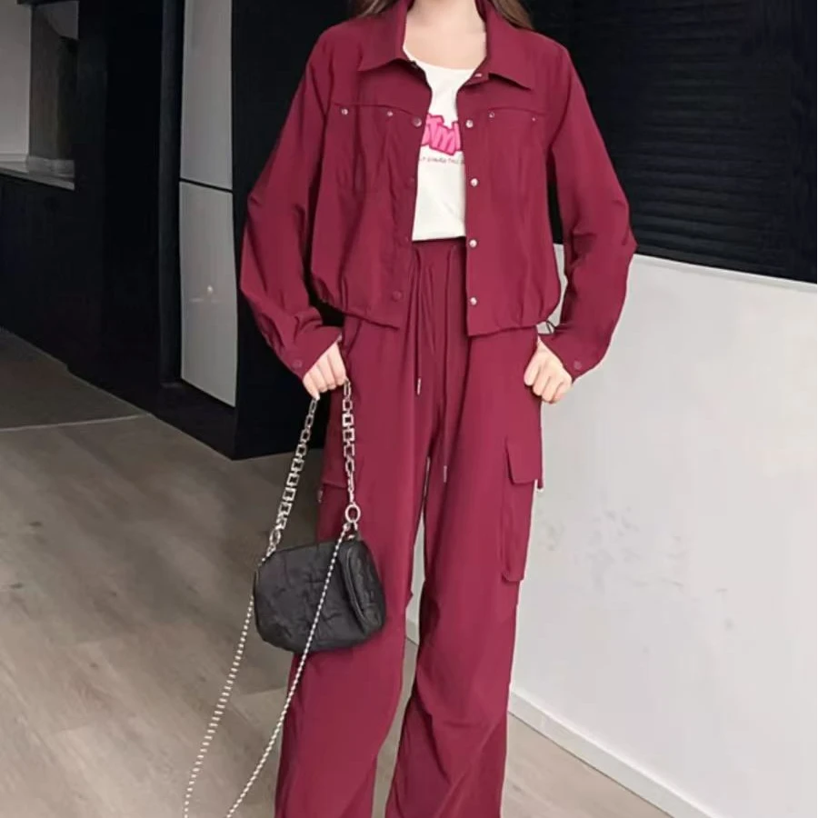 【龙哥专属】D3F3562XB 女士春日时尚百搭休闲套装 2622