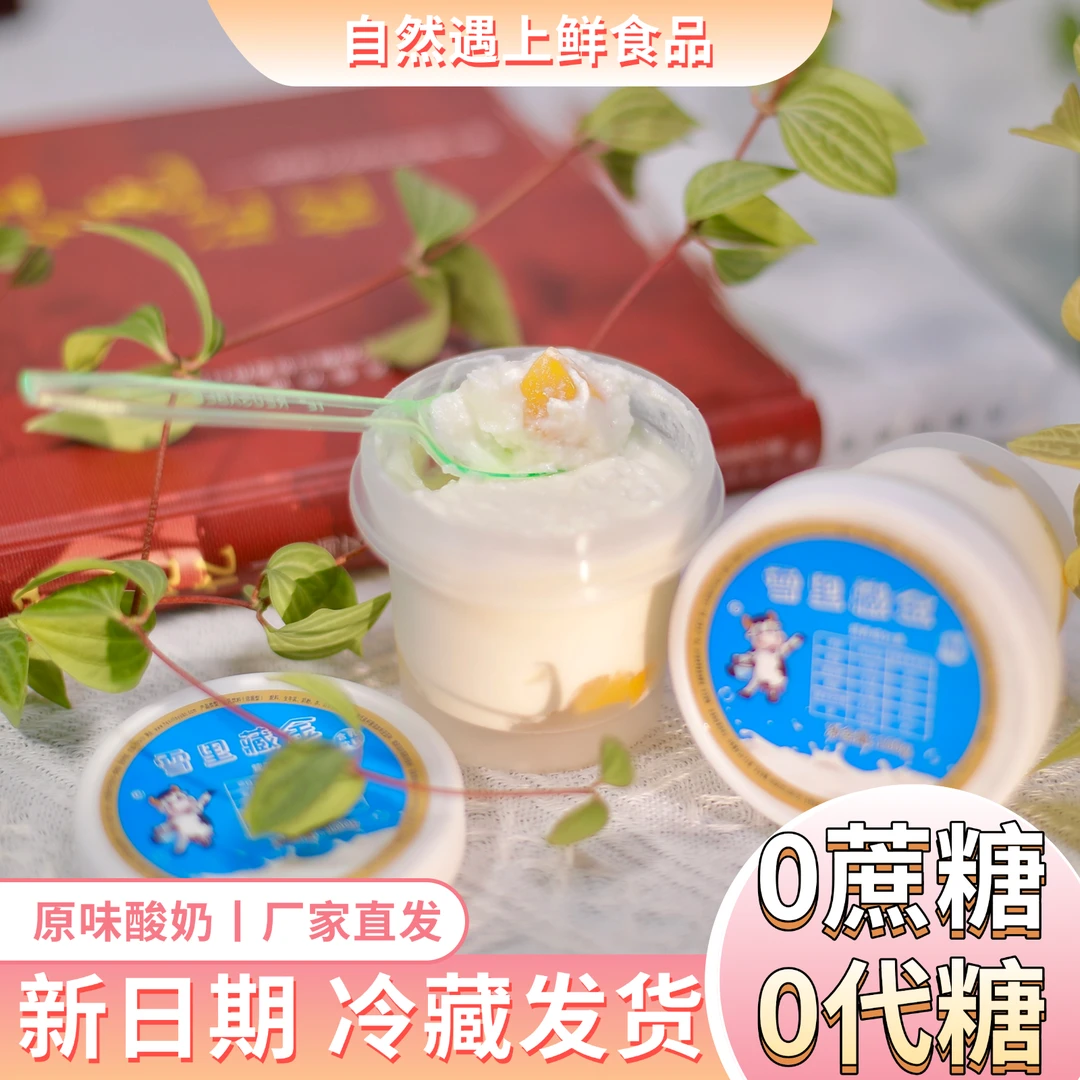 【零添加糖】酸奶雪里淘金没有防腐剂冷链发货