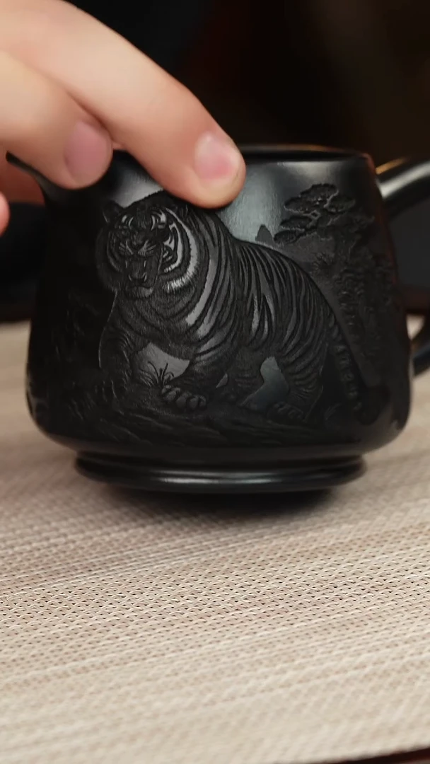 茶壶紫砂石黄公道杯