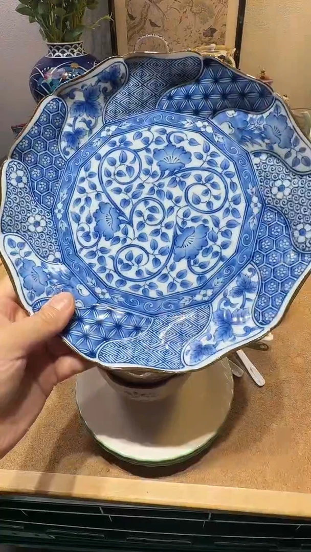 瓷片茉莉甄选花凛大盘