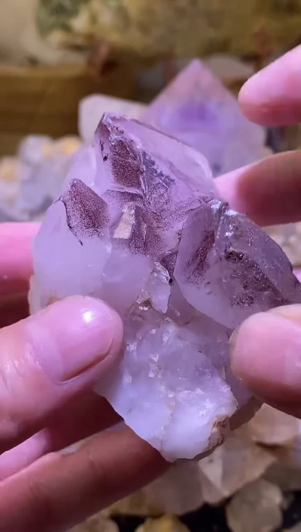 未镶嵌珠宝半成品水晶56号168g四川超七花园水晶