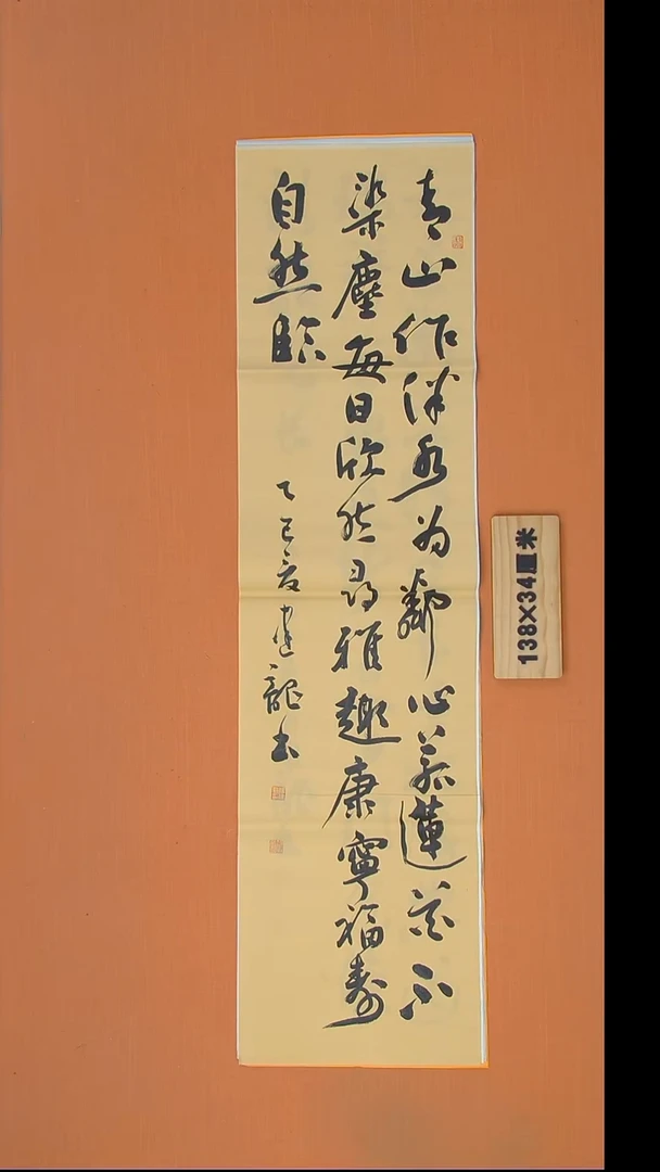 书法杨老师书法作品138*34