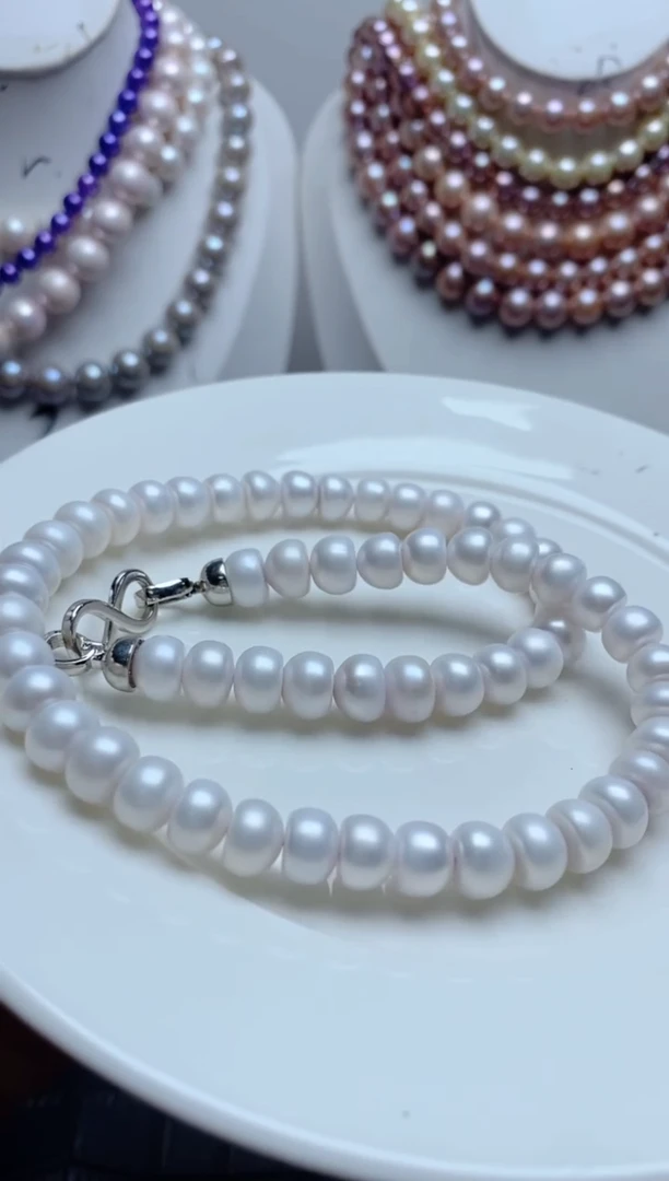 淡水珍珠未镶嵌颈饰0115