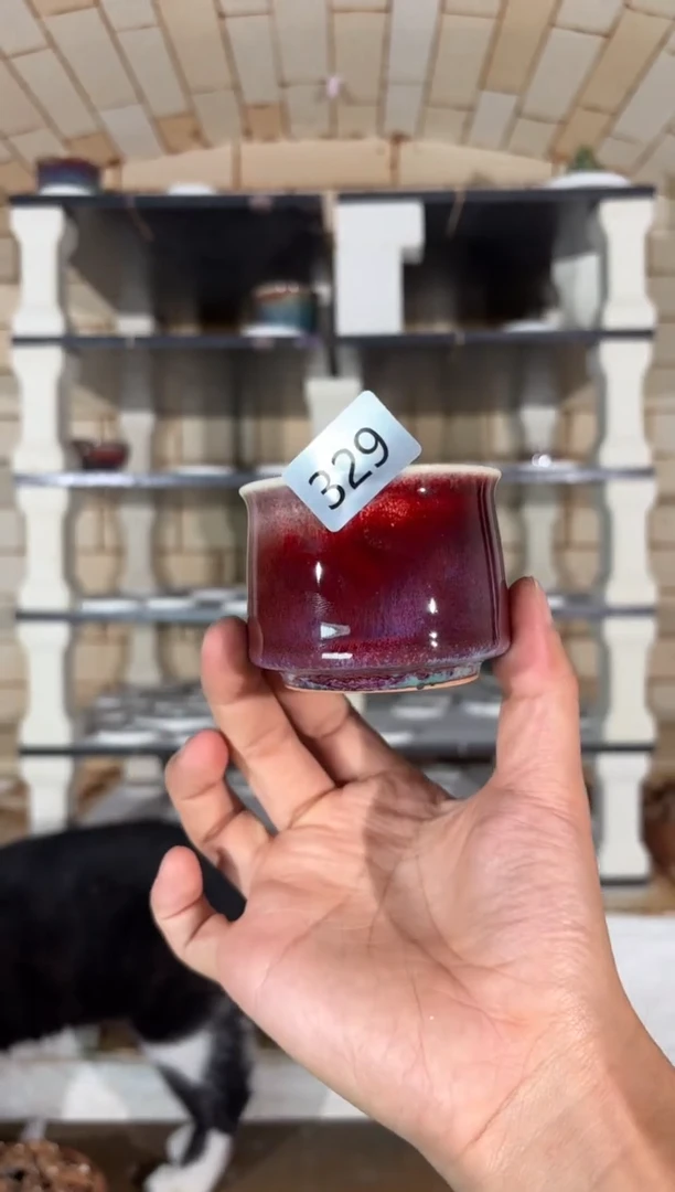 杯精品窑变钧瓷茶器