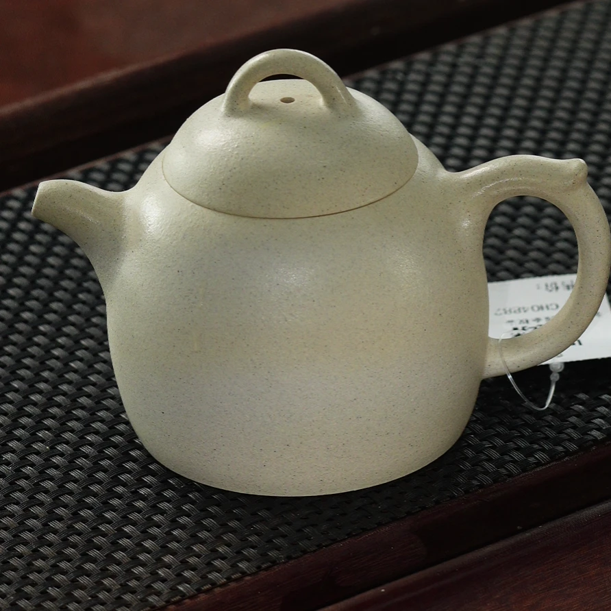 原矿手工定窑白段泥紫砂壶