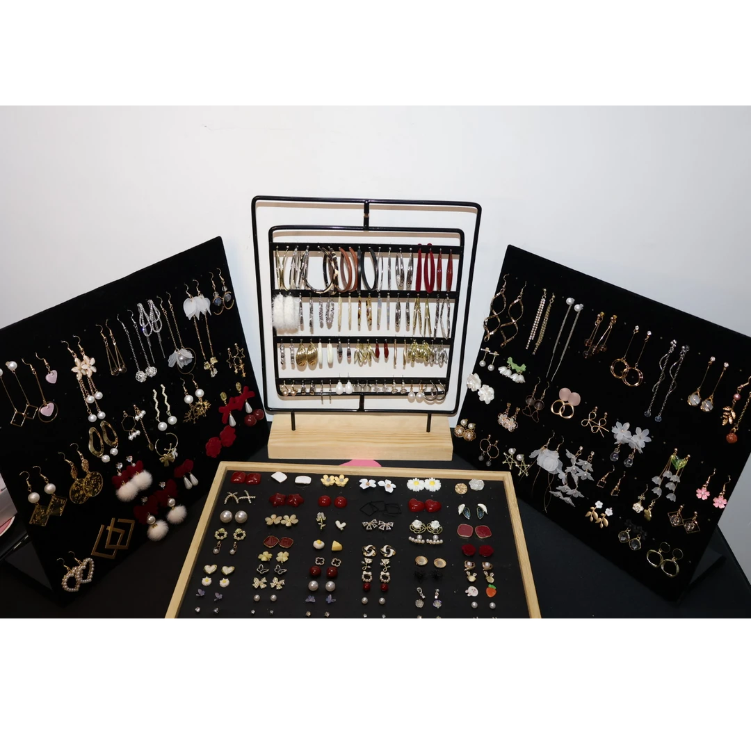 合金耳饰 合金 时尚气质耳饰百搭手工韩版长款 自选耳饰