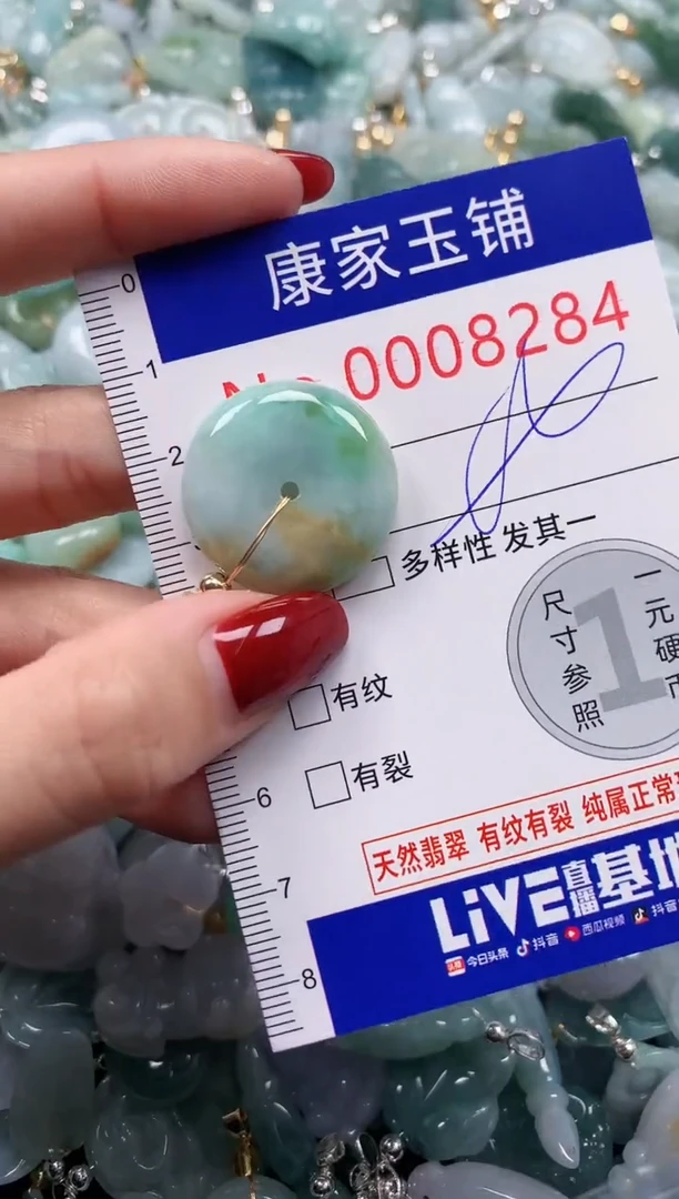 颈饰未镶嵌翡翠8289
