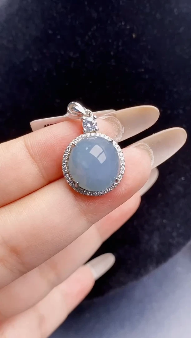 银S925镶嵌戒指翡翠0118