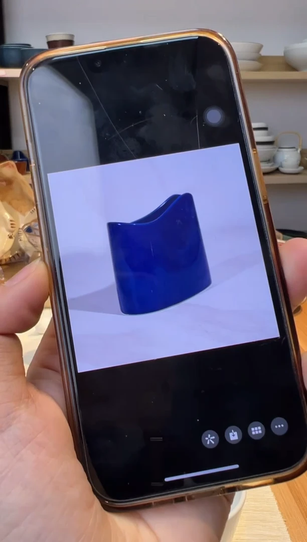 【闪购商品】盘白山ポケットしゃもじたて紺青