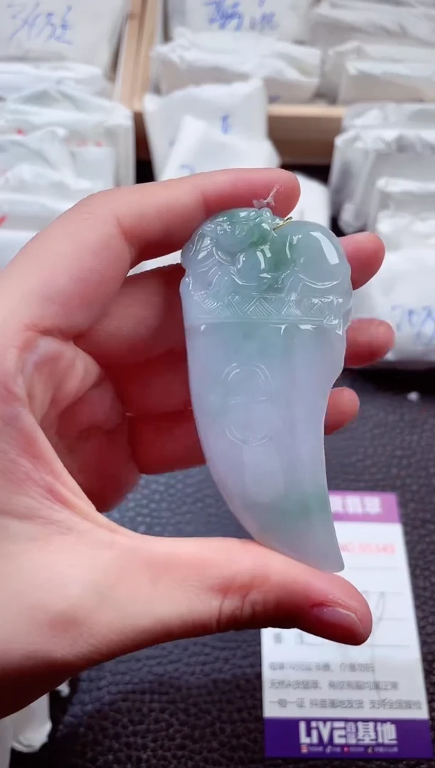 翡翠未镶嵌颈饰00005345