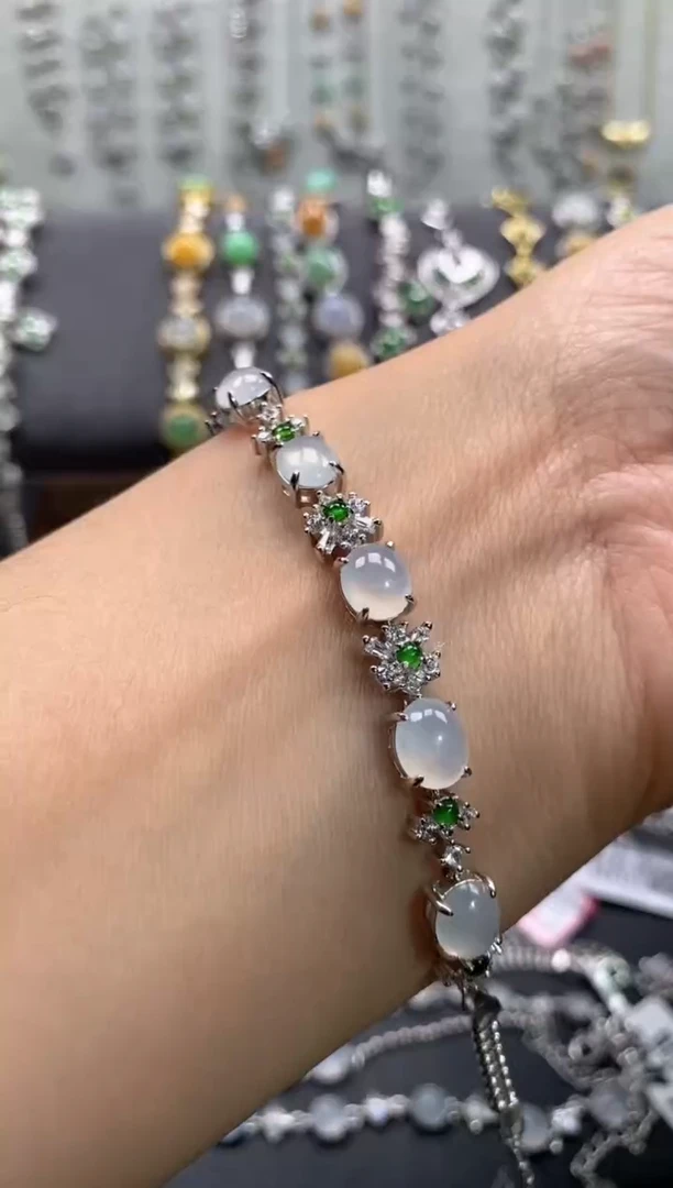 【闪购商品】翡翠戒指银S925镶嵌11111111   6