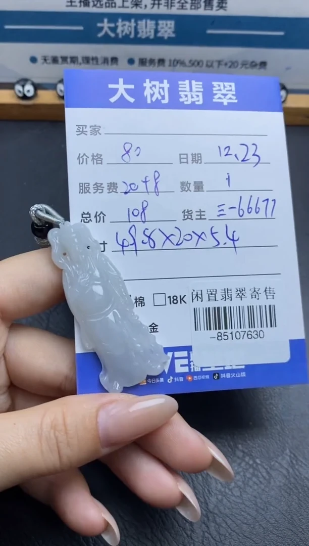 颈饰未镶嵌翡翠多人-85107630