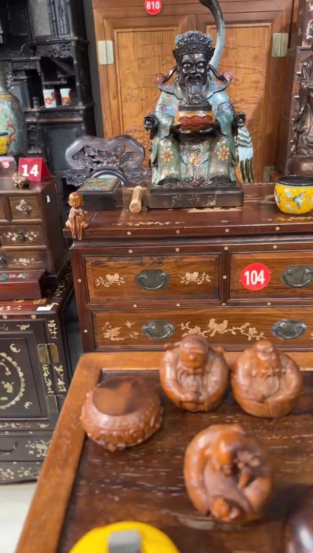 木木头款黄杨福禄寿198