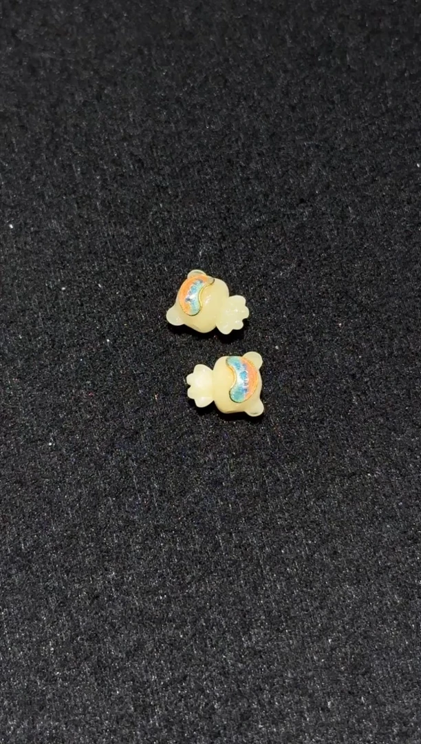 琥珀未镶嵌珠宝奇石告白熊 多样性发货拍一发一
