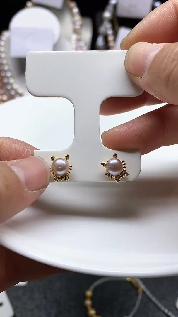 【闪购商品】淡水珍珠耳饰未镶嵌多人