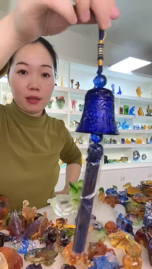 手工艺品琉璃蓝色