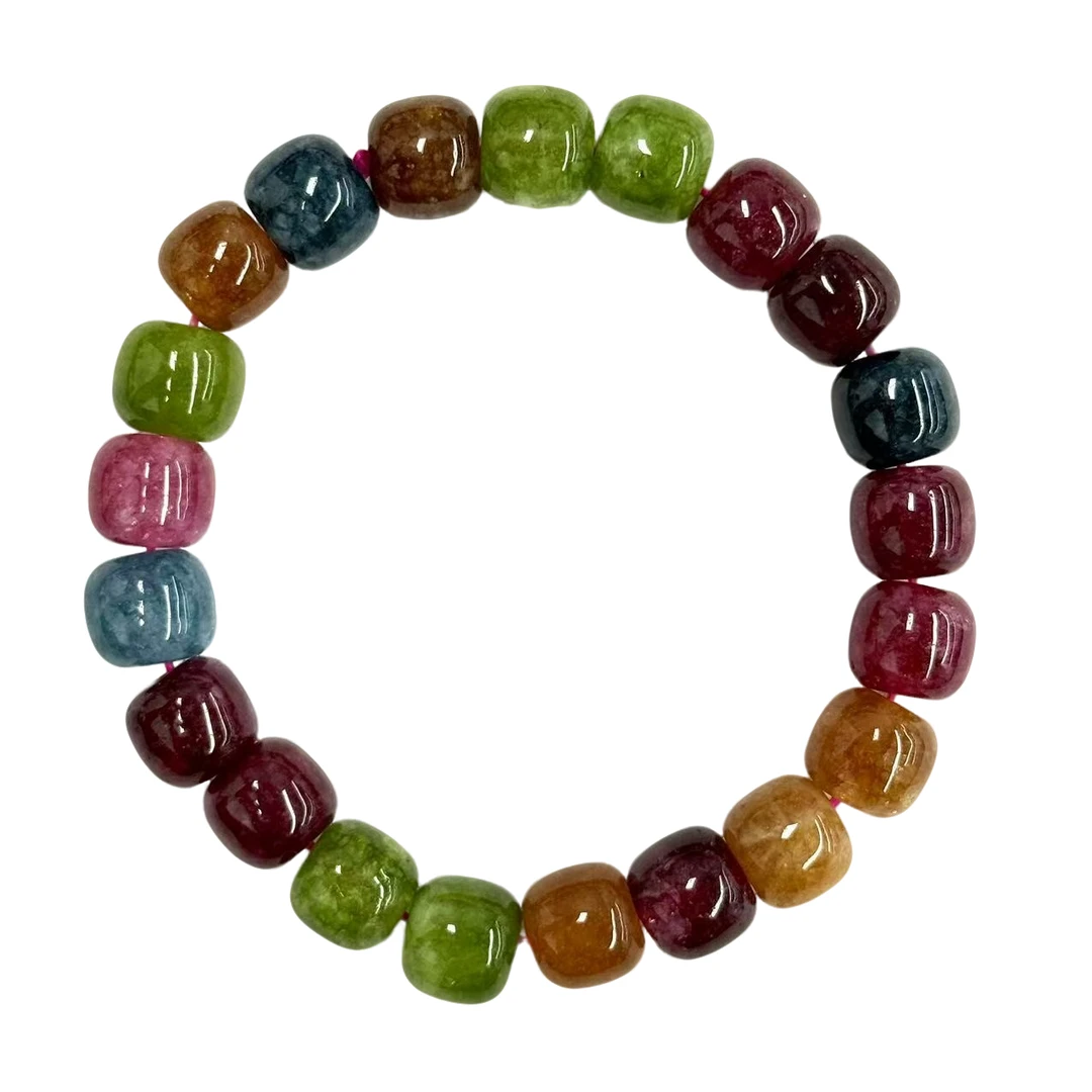 【符老板】s1429-轻奢设计款多彩方糖素圈手串-多样性只发一件