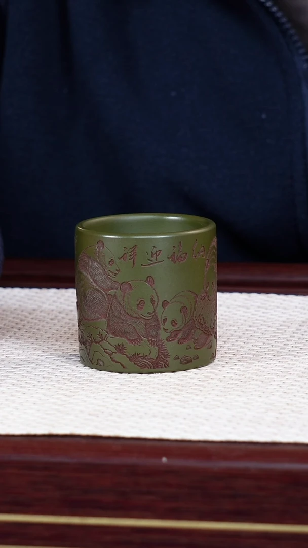 茶杯紫砂宜兴原矿紫砂 全手工制作