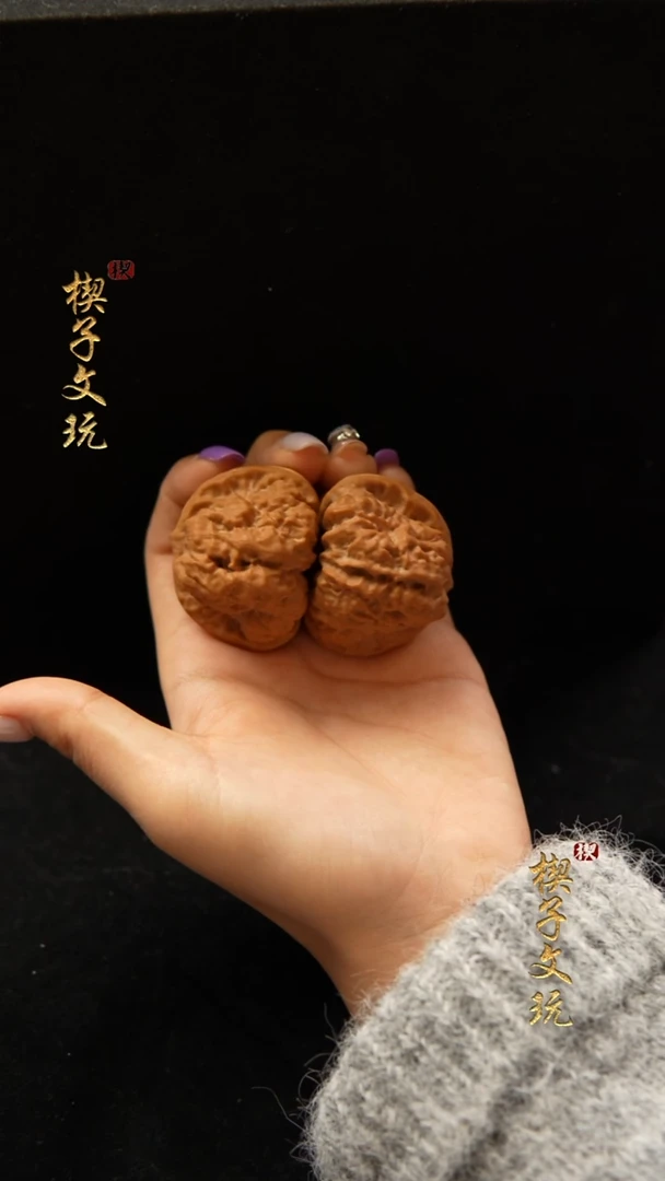 把件文玩核桃蛤蟆头42mm