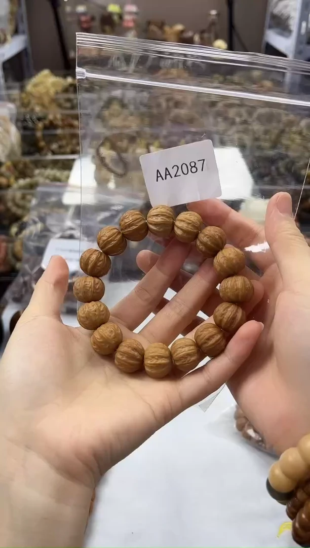 吊坠猴头核桃AA2087猴头大京八棱17mm