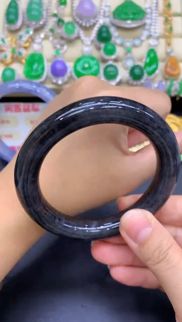 未镶嵌手镯翡翠75-中国好珍宝