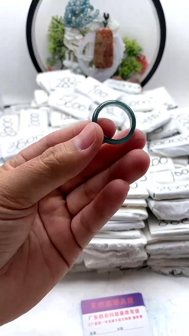 翡翠未镶嵌颈饰戒圈