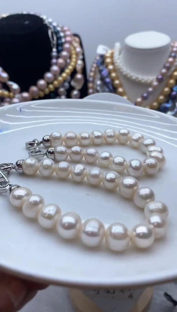 淡水珍珠钛钢颈饰53