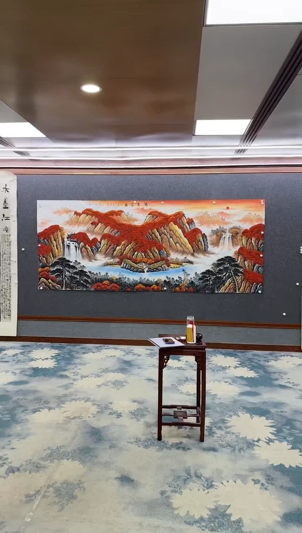 国画Z刘雪红-山水国画-大丈二
