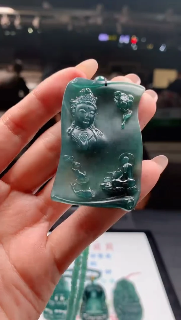 未镶嵌定制翡翠天然A货翡翠拍一发一