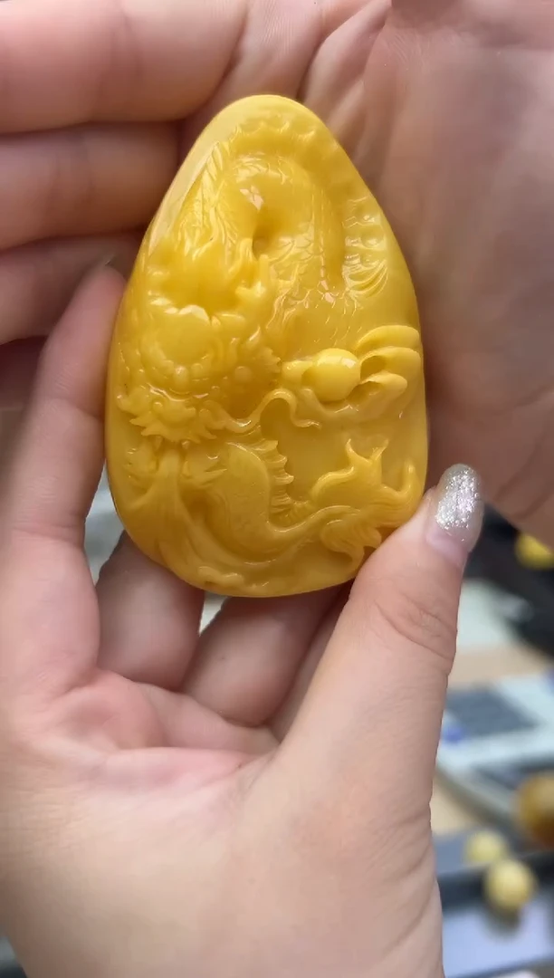 未镶嵌蜜蜡裸石蜜蜡吊坠
