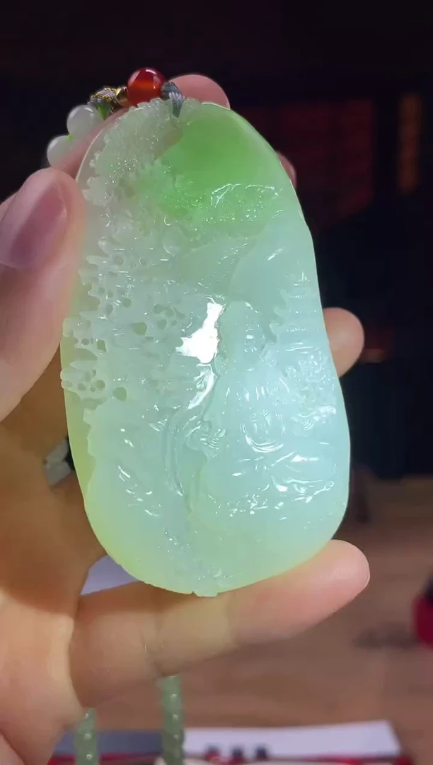 和田玉未镶嵌颈饰D022