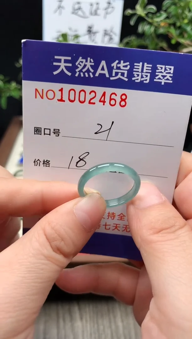 未镶嵌戒指翡翠21#