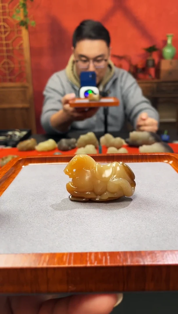 吊坠(赠链)未镶嵌和田玉小马