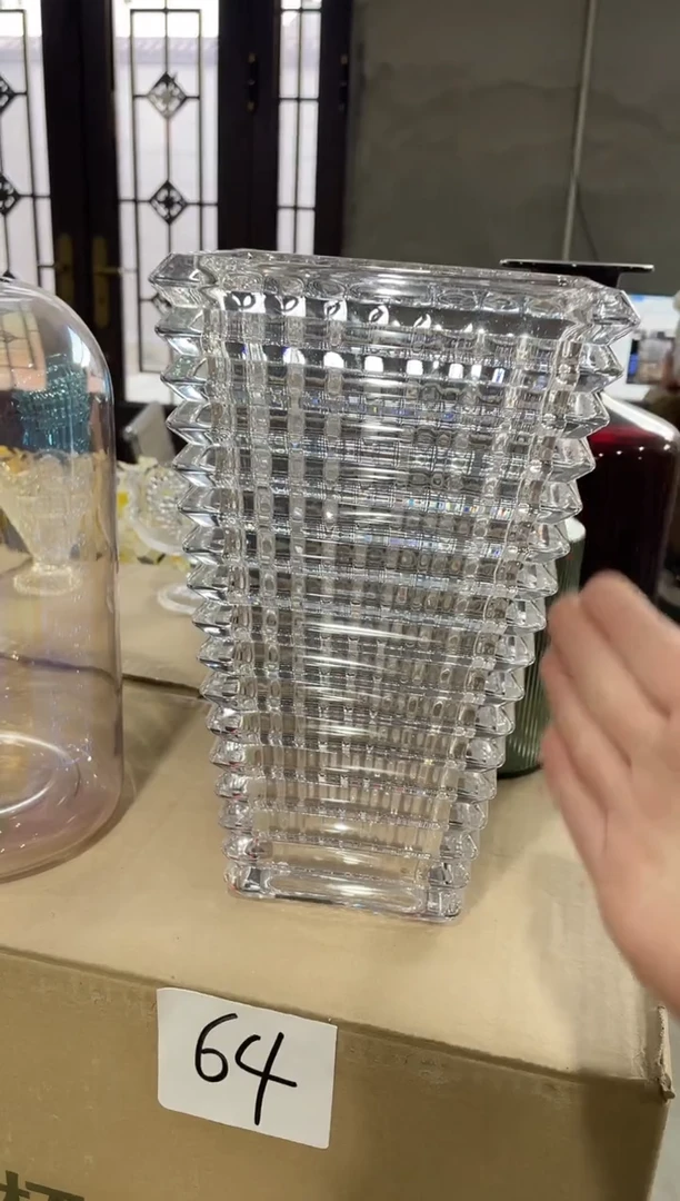 【闪购商品】无铅玻璃透明方形大号巴卡拉