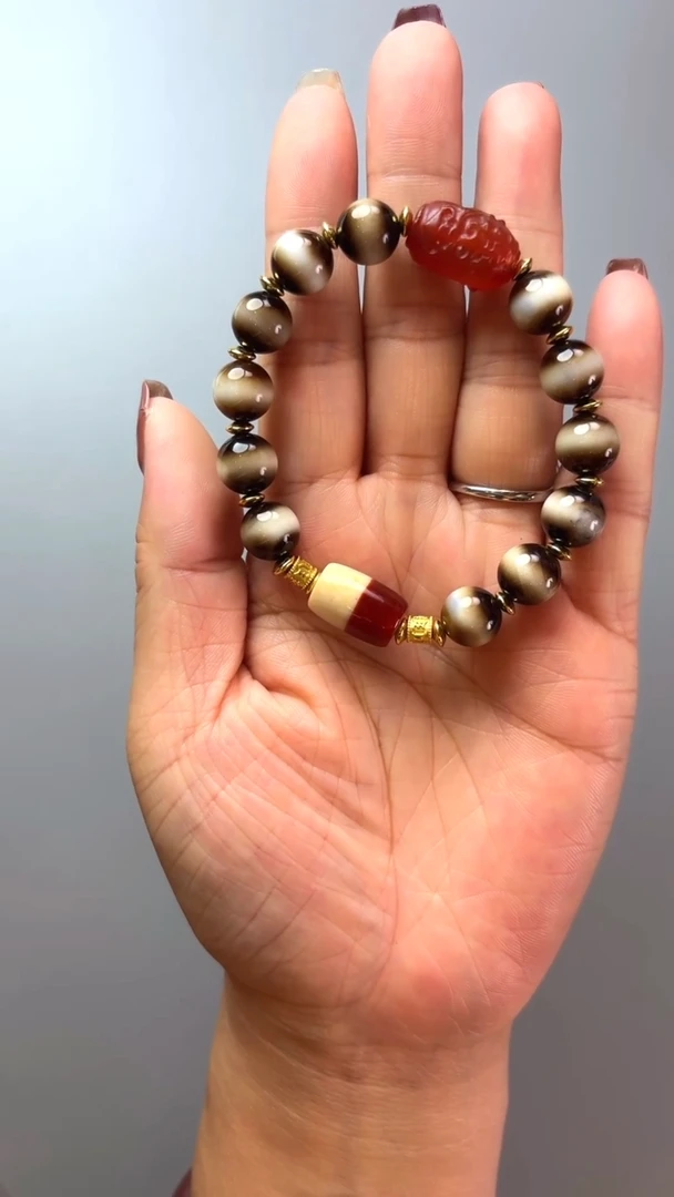 【闪购商品】玛瑙/玉髓手串未镶嵌一线手串