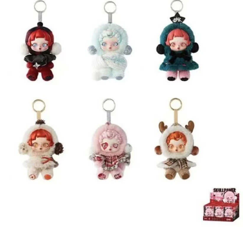 泡泡玛特POPMART-SKULLPANDA冬日乐章系列毛绒公仔（不退 不换）