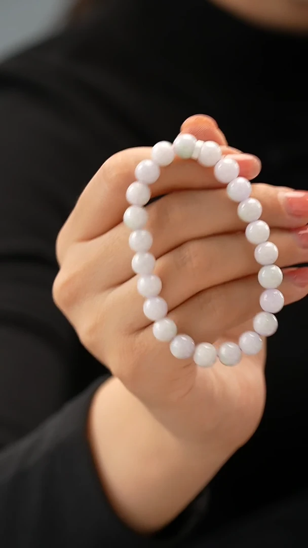未镶嵌手链翡翠珠串