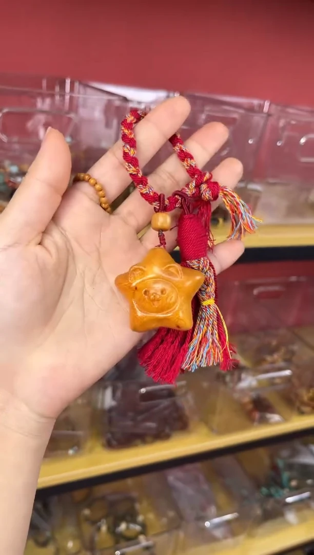 【闪购商品】香榧木木雕大星星