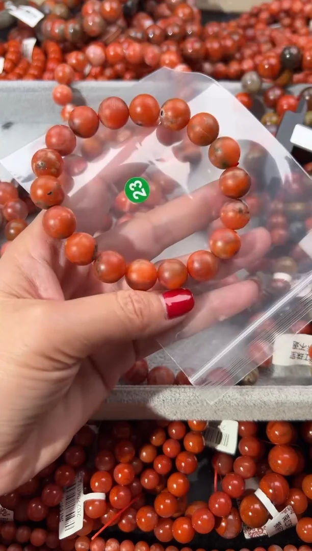 未镶嵌手串南红玛瑙12+